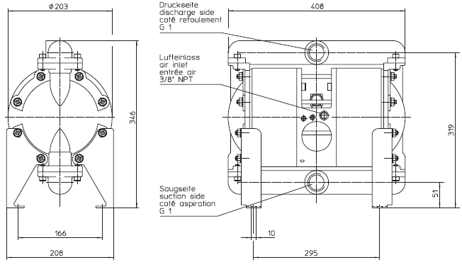 FDMH 25 Dimensions